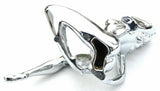Hood Ornament Chrome Posing Sitting Lady Chrome Die Cast 6 1/4" Tall GG#48420