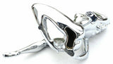 Hood Ornament Chrome Posing Sitting Lady Chrome Die Cast 6 1/4" Tall GG#48420