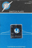 UP Toggle Switch Plate for Peterbilt Trailer Clearance Stainless Etched #48472