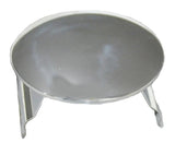 Round Quarter Fender Pipe Plug for 2” O.D. End Chrome Plated GG#50010 Each