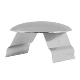 Round Quarter Fender Pipe Plugs for 2” O.D. End Chrome Plated GG#50010- Set of 2
