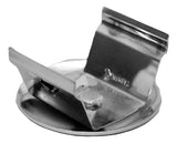 Round Quarter Fender Pipe Plugs for 2” O.D. End Chrome Plated GG#50010- Set of 2