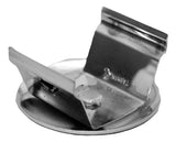 Round Quarter Fender Pipe Plugs for 2” O.D. End Chrome Plated GG#50010- Set of 2