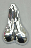 Low-Hanging Balls 3D for Flat Surface Chrome Plastic Tape Mount 2 1/2" UP#50106