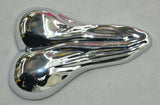 Low-Hanging Balls 3D for Flat Surface Chrome Plastic Tape Mount 2 1/2" UP#50106