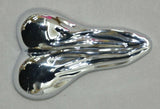 Low-Hanging Balls 3D for Flat Surface Chrome Plastic Tape Mount 2 1/2" UP#50106