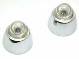 GG License Plate Bolts 1 LED Magic 7 Multi Colors Chrome Metal 1 3/4" 50528 Pair