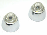 GG License Plate Bolts 1 LED Magic 7 Multi Colors Chrome Metal 1 3/4" 50528 Pair