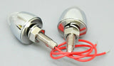 GG License Plate Bolts 1 LED Magic 7 Multi Colors Chrome Metal 1 3/4" 50528 Pair