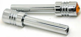 Door Lock Knobs Screw-on Amber Jewel Chrome Aluminum 1/2" I.D. GG#50860 Pair