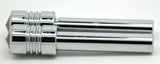 Door Lock Knobs Screw-on Purple Jewel Chrome Aluminum 1/2" I.D. GG#50864 Pair