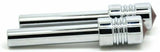 Door Lock Knobs Screw-on Red Jewel Chrome Aluminum 1/2" I.D. GG#50865 Pair