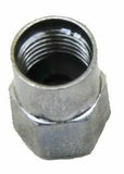 Tire Valve Stem Caps Standard Size Hex Nut Top Chrome 3/8" (W) GG#50880 Set of 4