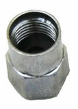 Tire Valve Stem Caps Standard Size Hex Nut Top Chrome 3/8" (W) GG#50880 Set of 4