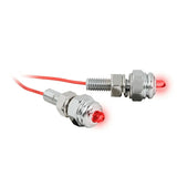 Led Light for Auxiliary/License Plate 1 Red Led Clear Lens 1 Wire GG50894 Pair