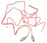 Led Light for Auxiliary/License Plate 1 Red Led Clear Lens 1 Wire GG50894 Pair