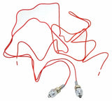 Led Light for Auxiliary/License Plate 1 Red Led Clear Lens 1 Wire GG50894 Pair
