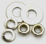 GG Accent License Plate Bolt 1 LED White Lens Bullet Style 1 3/4" #50925 Pair