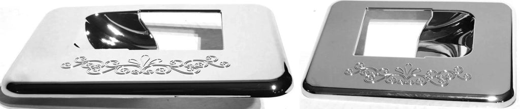 Drivers & Passengers Door Handle Trims, Kenworth 2002 Scroll Design GG#52001-02