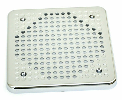 Grand General Speaker Cover for Kenworth 5 5/8 Square Chrome Plastic #52021 Each