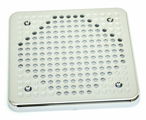 Grand General Speaker Cover for Kenworth 5 5/8 Square Chrome Plastic #52021 Each
