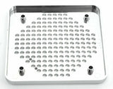 Grand General Speaker Cover for Kenworth 5 5/8 Square Chrome Plastic #52021 Each