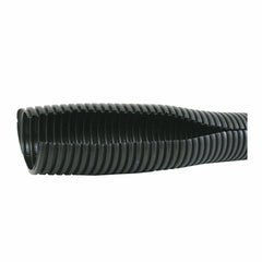 GG Corrugated Split Wire loom 3/4" I.D. Black Plastic 100 ft. Roll #55114 Each