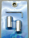 CB Radio Knob for Cobra Brand Tune Knob Amber Jewel Chrome HTS#5565A Pair