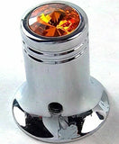CB Radio Knob for Cobra Channel Selector Amber Jewel Chrome HTS#5566A Each