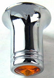 CB Radio Knob for Cobra Channel Selector Amber Jewel Chrome HTS#5566A Each