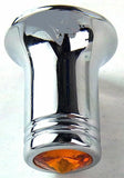 CB Radio Knob for Cobra Channel Selector Amber Jewel Chrome HTS#5566A Each