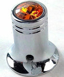CB Radio Knob for Cobra Channel Selector Amber Jewel Chrome HTS#5566A Each
