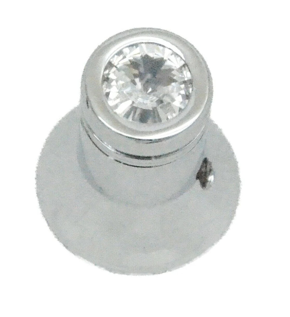 CB Radio Knob for Cobra Channel Selector Clear Jewel Chrome HTS#5566C Each