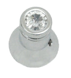 CB Radio Knob for Cobra Channel Selector Clear Jewel Chrome HTS#5566C Each