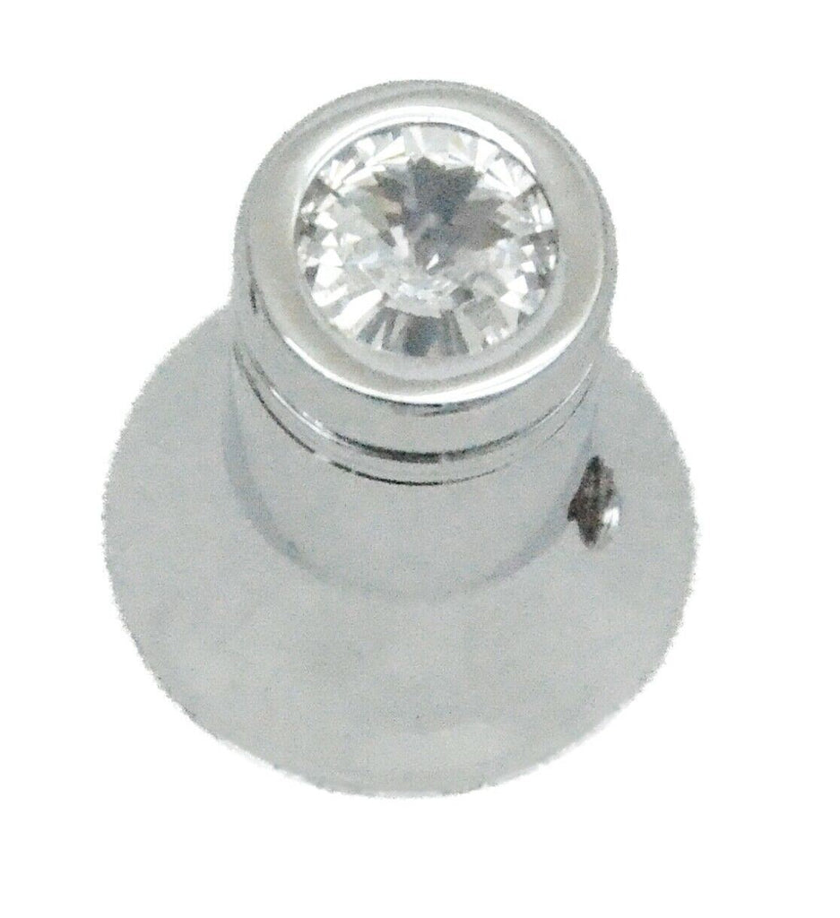 CB Radio Knob for Cobra Channel Selector Clear Jewel Chrome HTS#5566C Each
