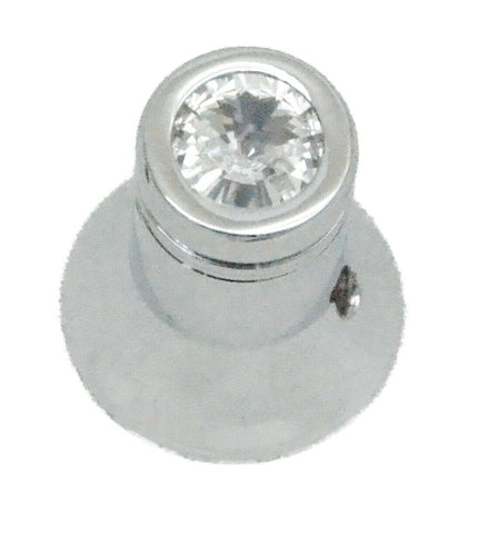 CB Radio Knob for Cobra Channel Selector Clear Jewel Chrome HTS#5566C Each