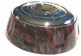 SCI 3 Spoke Steering Wheel 18" Flames Black Silver Red 3 Hole Mount 572-3072