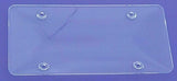 License Plate Protector Bubble Style 4 Hole Clear Plastic 12 1/2" GG#60085-Pair