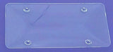License Plate Protector Bubble Style 4 Hole Clear Plastic 12 1/2" GG#60085-Pair