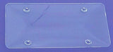 License Plate Protector Bubble Style 4 Hole Clear Plastic 12 1/2" GG#60085-Pair