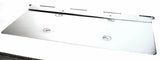 License Plate Holder Single Piano Hinge Chrome Steel Rectangular-18 X 8 GG#60540