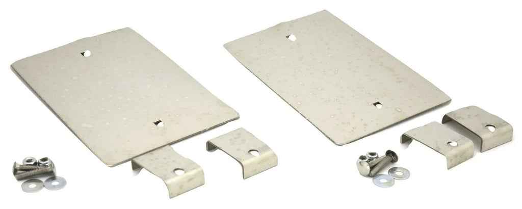 Bumper Tow Pin Covers for 1987-2007 Peterbilt 378 379 Stainless GG#60890 Pair