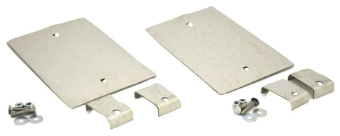Bumper Tow Pin Covers for 1987-2007 Peterbilt 378 379 Stainless GG#60890 Pair