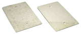 Bumper Tow Pin Covers for 1987-2007 Peterbilt 378 379 Stainless GG#60890 Pair