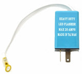 LED Flasher for Hyper Flashing Turn Signals Square 2 Terminal 20 Amp GG#62993