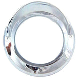 Mud Flap Hangers 2 1/2" Bolt Pattern Chrome Clear/Red GLO Lights Visor UP#63781