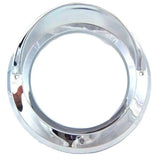 Mud Flap Hangers 2 1/2" Bolt Pattern Chrome Clear/Red GLO Lights Visor UP#63781