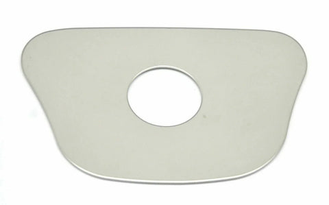 GG Cigarette Lighter Trim Plate for T2000 Kenworth 2006+ Plain Stainless #66984