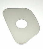 GG Cigarette Lighter Trim Plate for T2000 Kenworth 2006+ Plain Stainless #66984
