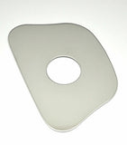 GG Cigarette Lighter Trim Plate for T2000 Kenworth 2006+ Plain Stainless #66984